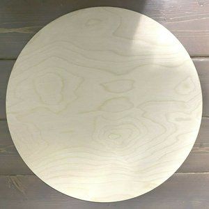 Wood Circles 18 inch 1/4 inch Thick, Unfinished Birch Craft Rounds Sanded New
